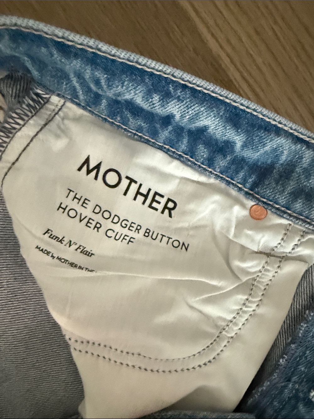 MOTHER Women's Light Wash Straight Jeans - Picture 2 of 9